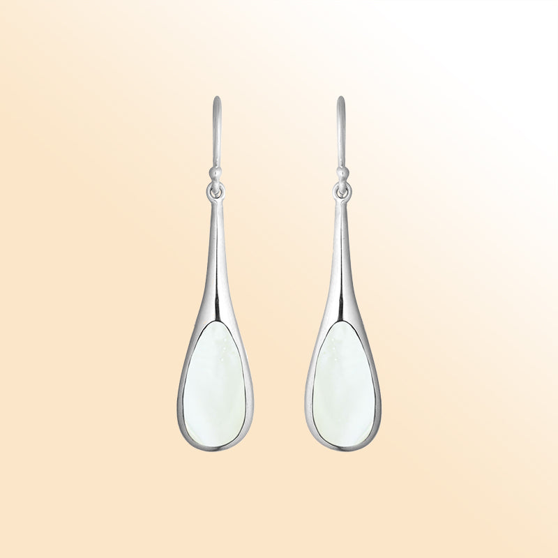 AE-1107-MOP Sterling Silver Earring With Mother Of Pearl Jewelry Bali Designs Inc