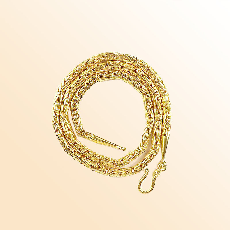 ANGF-1000-S-16" 18K Gold Overlay Chain Jewelry Bali Designs Inc