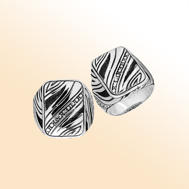 Handcrafted Sterling Silver Elegant Beautiful Simple Design Ring From Bali.