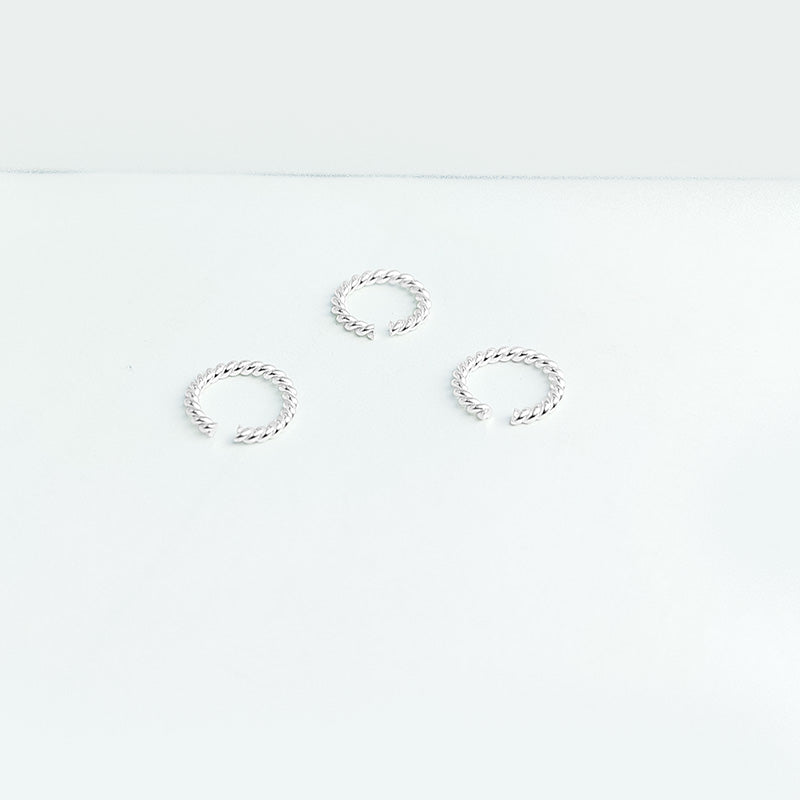 Luxury rose gold overlay open jump ring handcrafted in India for elegant jewelry designs