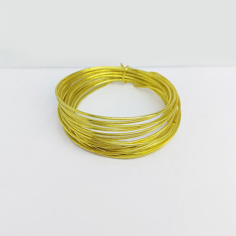 Elegant gold wire from India made with 18K gold overlay over copper for jewelry making