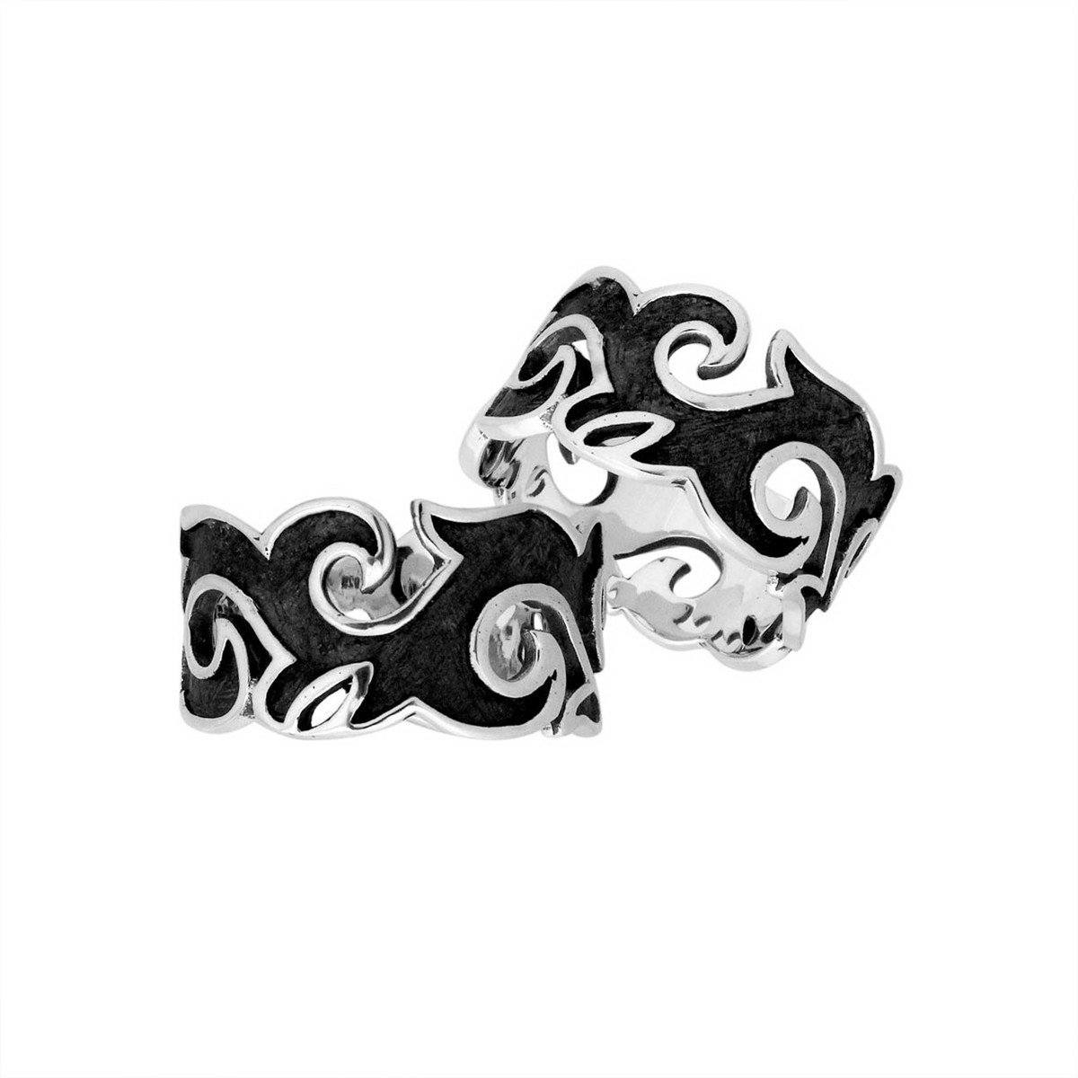 Sterling Silver Plain Band Ring With Smooth Polished Balinese Finish