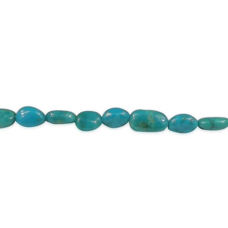 BD-1344-TQ Turquoise Bead Stand Oval Shape Beads Bali Designs Inc