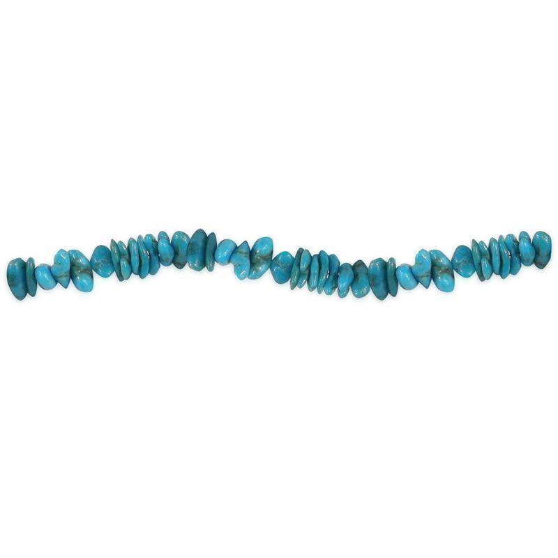 BD-1346-TQ Free Size Chip Turquoise Bead Stand Beads Bali Designs Inc