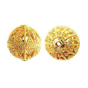 BG-162 18K Gold Overlay Bali Bead Beads Bali Designs Inc