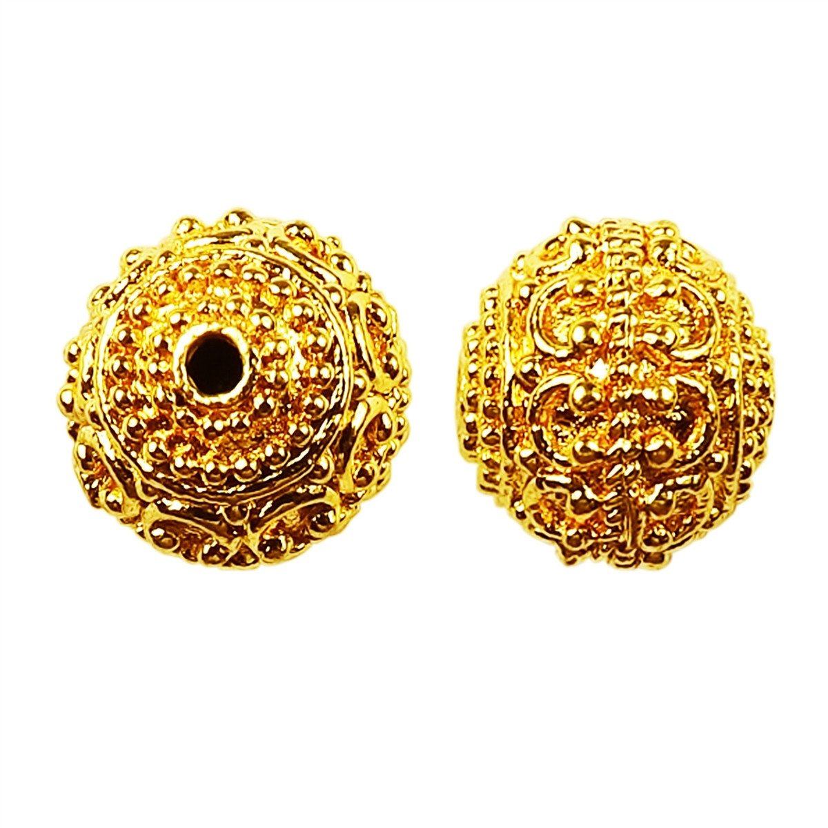 BG-256 18K Gold Overlay Bali Bead Beads Bali Designs Inc