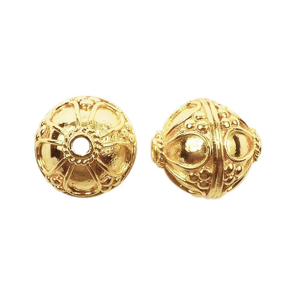 BG-343 18K Gold Overlay Bali Bead Beads Bali Designs Inc