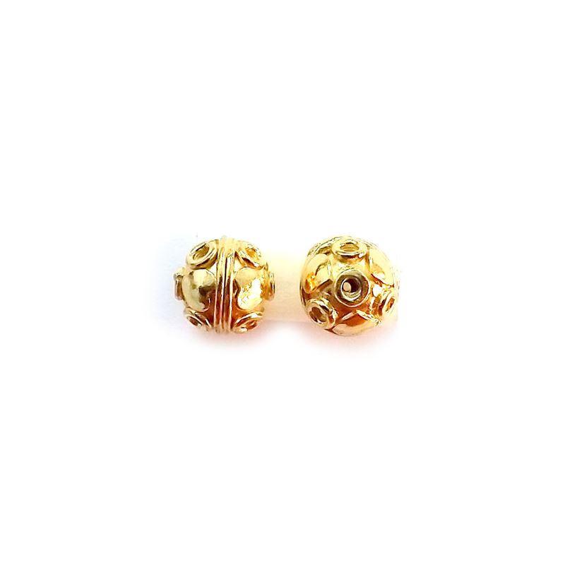 BG-345 18K Gold Overlay Bali Bead Beads Bali Designs Inc