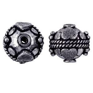 BSF-125 Silver Overlay Bali Bead Beads Bali Designs Inc