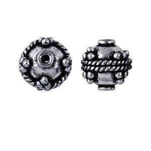 BSF-156 Silver Overlay Bali Bead Beads Bali Designs Inc