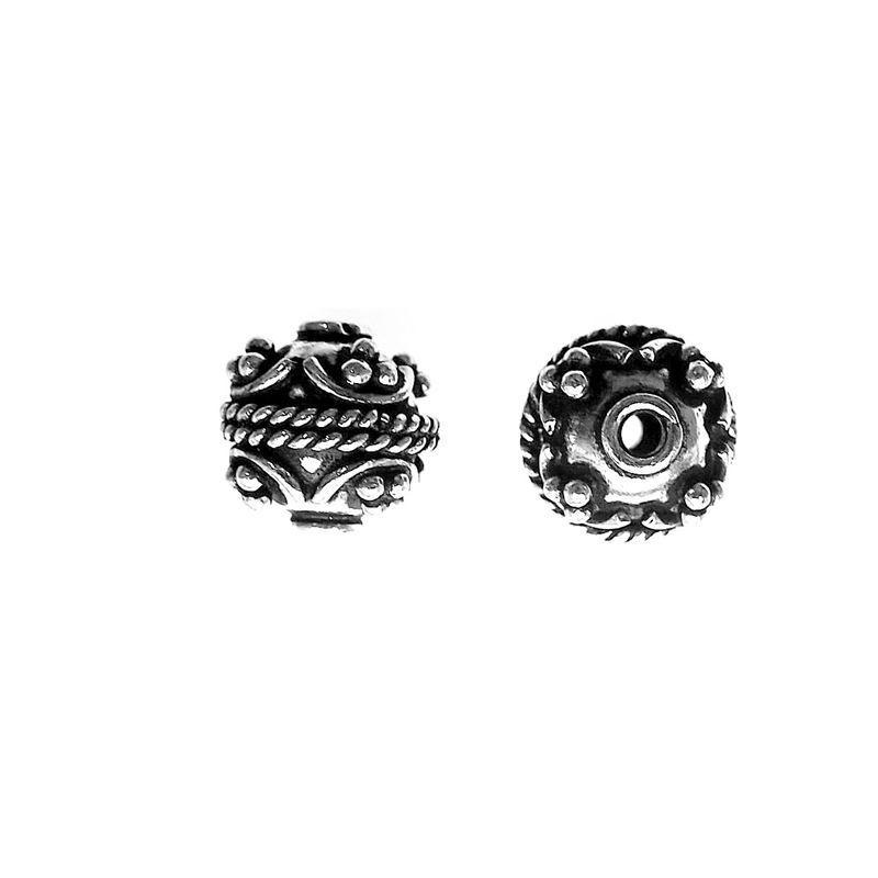 BSF-341 Silver Overlay Bali Bead Beads Bali Designs Inc