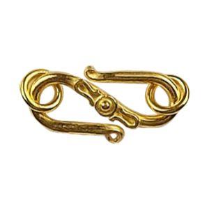 Elegant Infinity Style Open Clasp Handcrafted In India With 18K Gold Overlay Over Copper Perfect For Necklaces And Bracelets