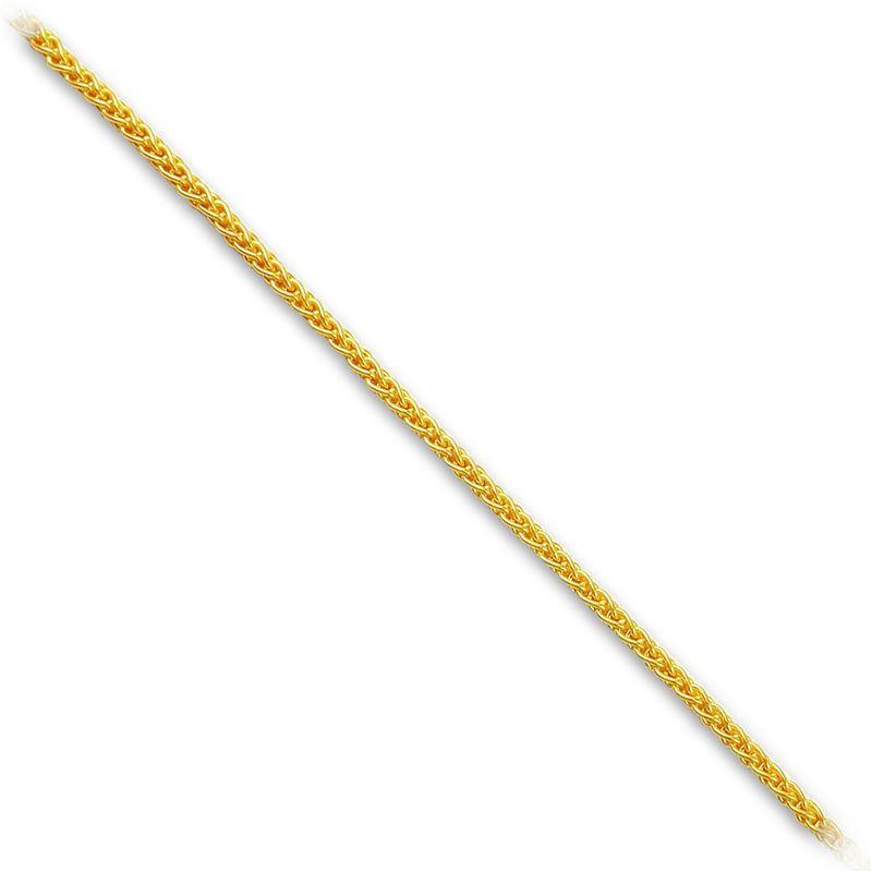 18K Gold Overlay Over Copper rope link chain suitable for bracelets necklaces and custom everyday jewelry styling projects