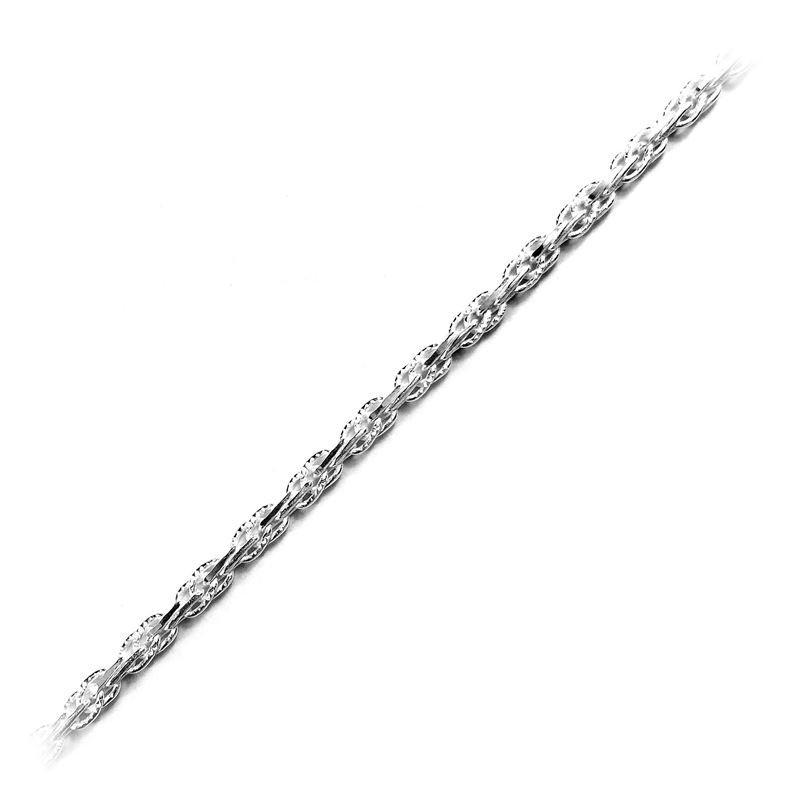 Elegant fine twisted beading and extender chain crafted with silver overlay over copper featuring polished finish for modern handcrafted jewelry designs