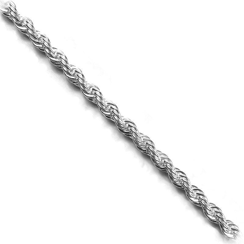 Elegant bold twisted rope beading and extender chain crafted with silver overlay over copper featuring polished finish for modern handcrafted jewelry designs