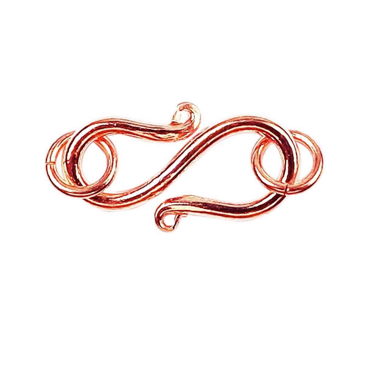 Rose gold overlay over copper hook jewelry finding designed for retail customers, suitable for handmade jewelry, creative projects, and DIY accessory designs