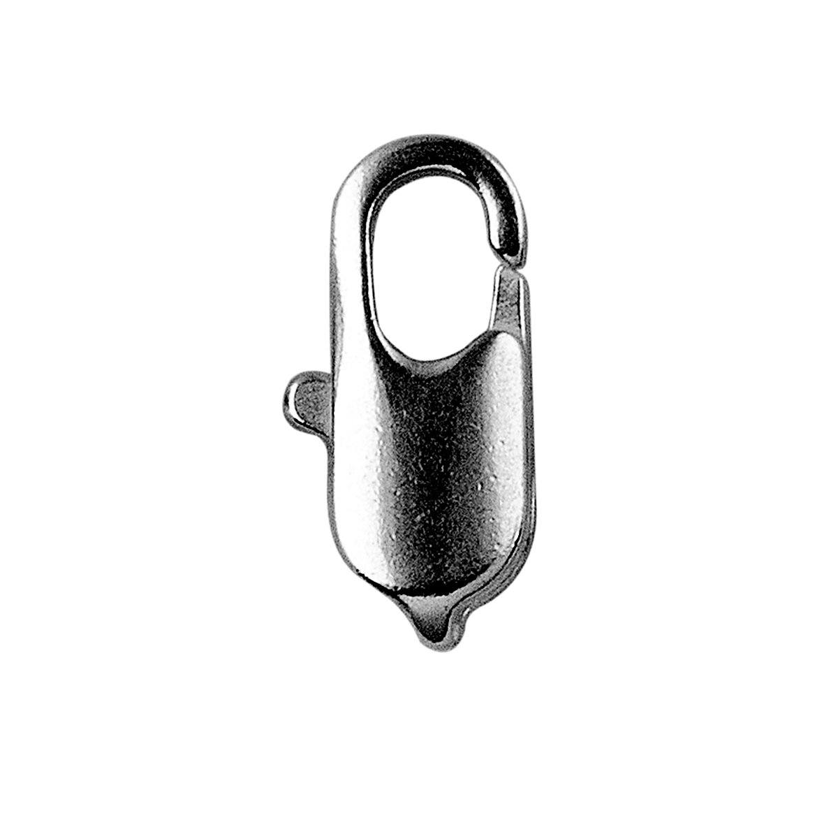 Handcrafted Black Rhodium Overlay Rectangular Lobster Clasp Jewelry Finding From India