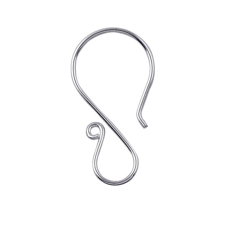 Elegant Sterling Silver Hook Earwire From India For Handmade Earrings