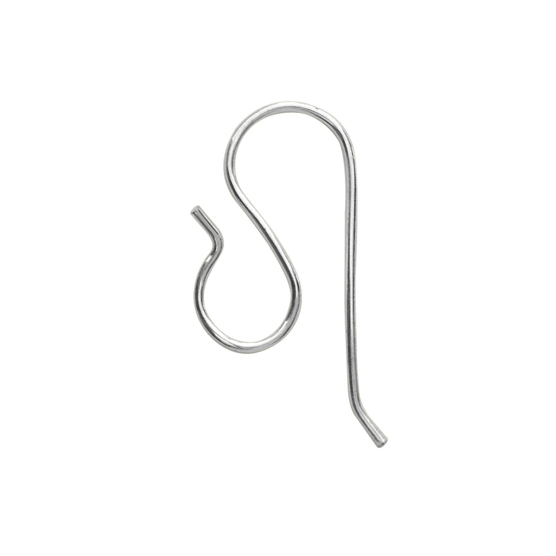 Handcrafted Sterling Silver S Hook Earwire From India For Earrings