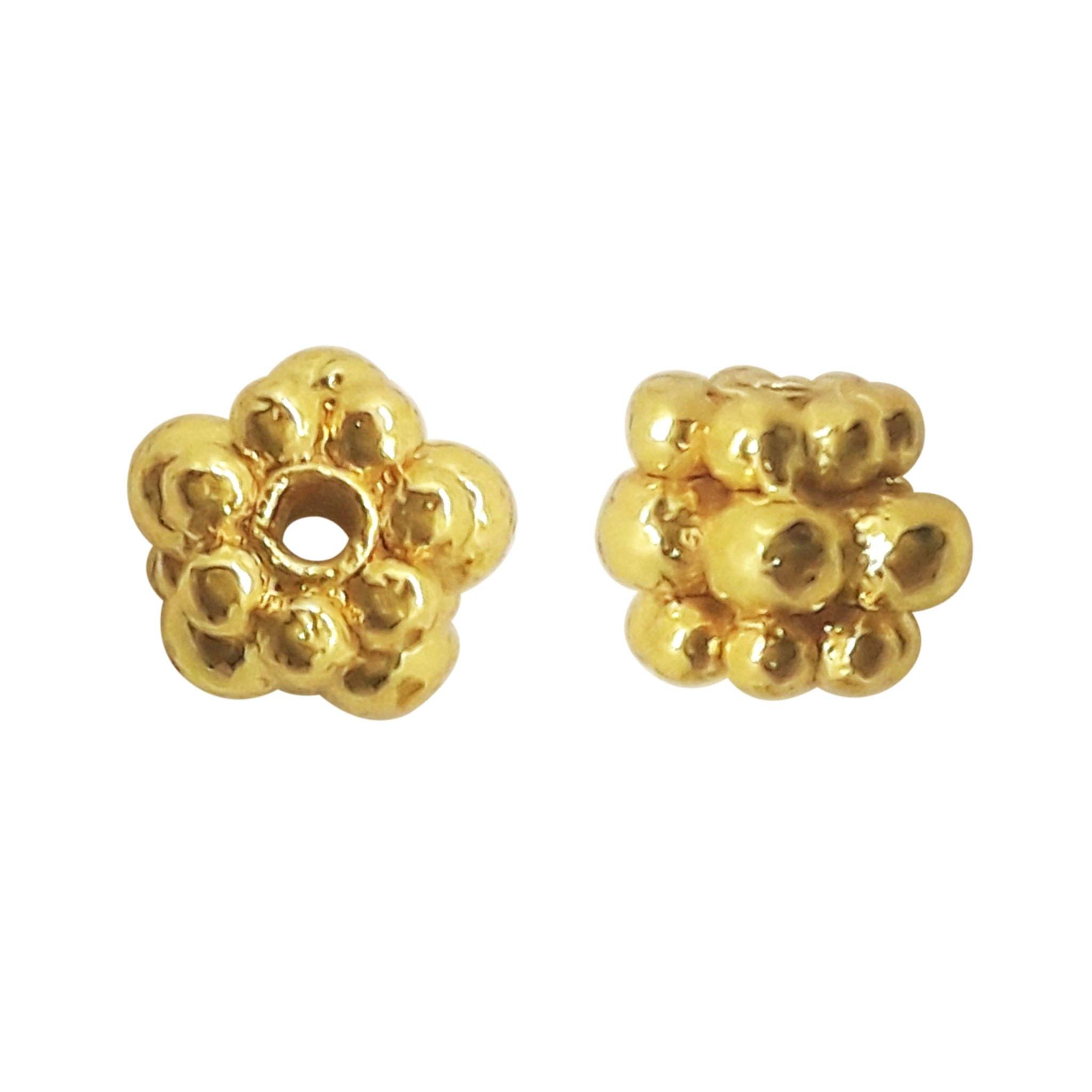 SG-154 18K Gold Overlay Spacers Beads Bali Designs Inc