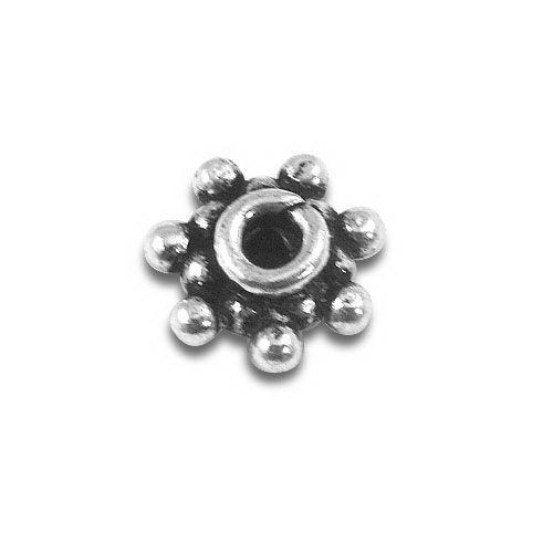 SSF-189 Silver Overlay Spacers Beads Bali Designs Inc