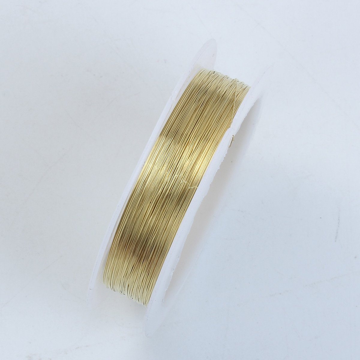Elegant gold wire from India made with 18K gold overlay over copper 25 gauge for jewelry making