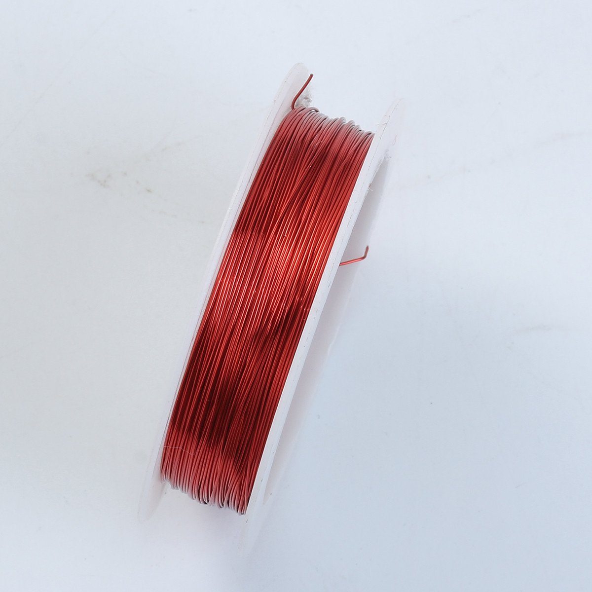 WOR-101-26G Orange-Red Color Wire 26 Gauge Beads Bali Designs Inc