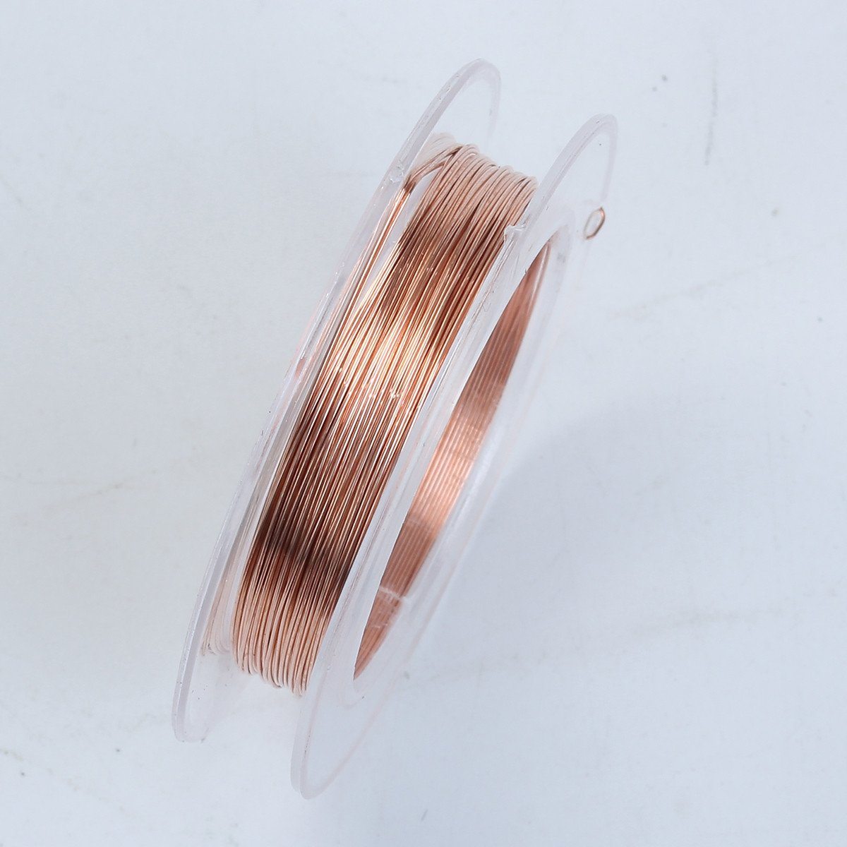 WRG1-101-28G Rose Gold Color Wire 28 Gauge Beads Bali Designs Inc