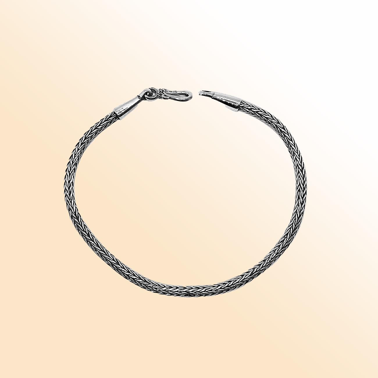 AB-1001-S-2.5MM-7 Sterling Silver Bracelet With Lobster Jewelry Bali Designs Inc 