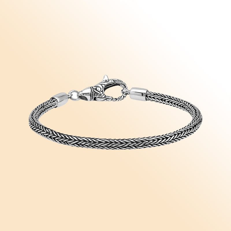 AB-1001-S-3.5MM-7 Sterling Silver Bracelet With Lobster Jewelry Bali Designs Inc 