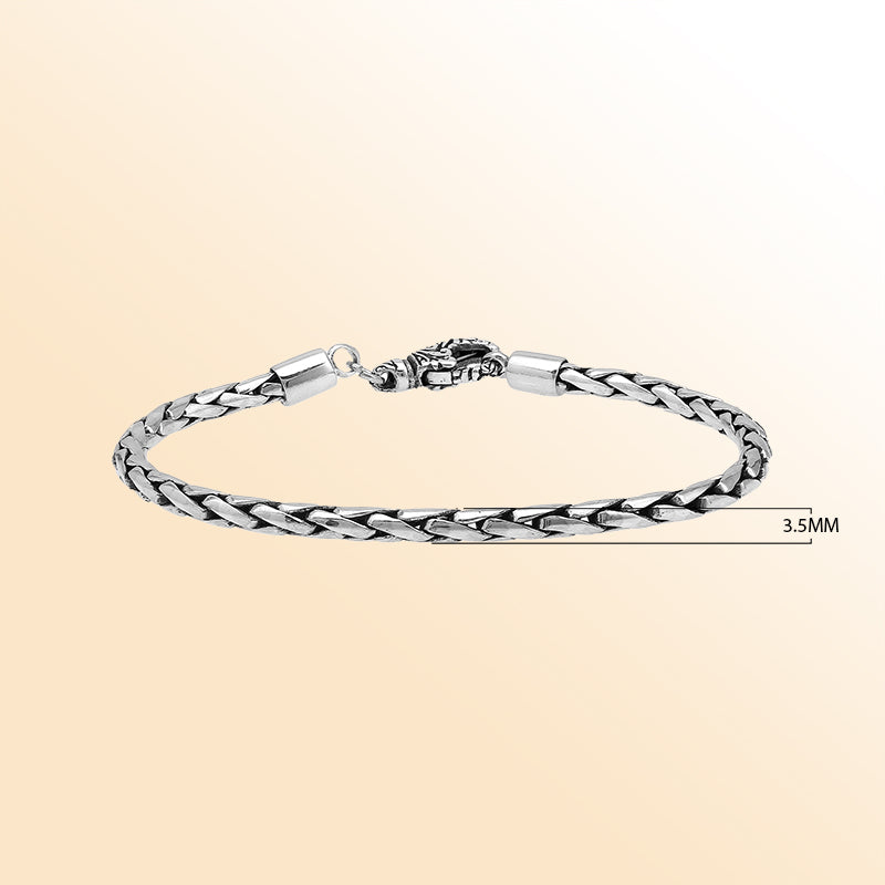 AB-1002-S-3.5MM-7 Sterling Silver Bracelet With Lobster Jewelry Bali Designs Inc 