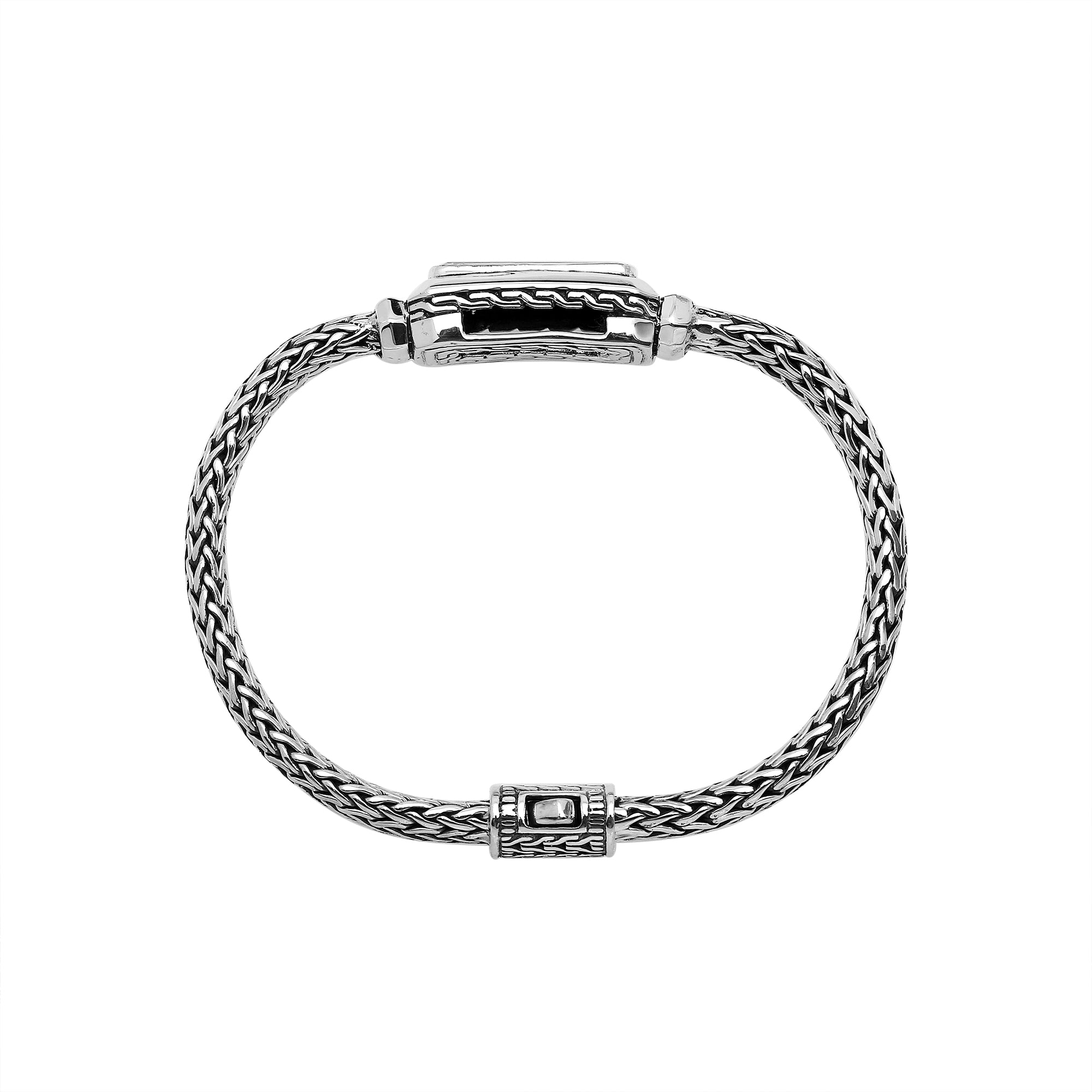 AB-1288-CT Sterling Silver Bracelet With Citrine Q.