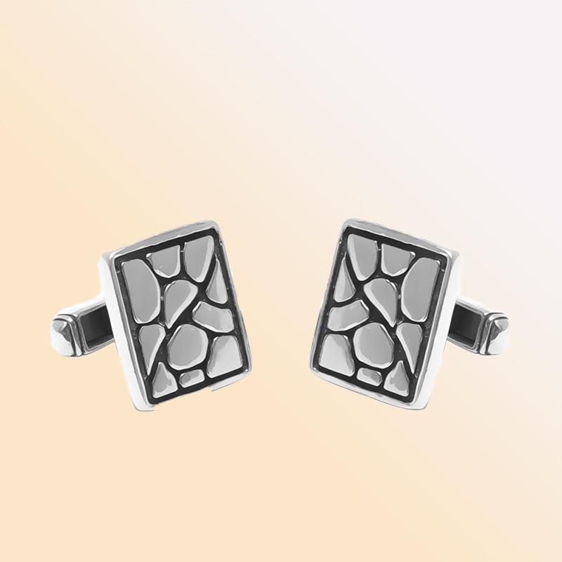 AC-9005-S Sterling Silver Cuff Link With Plain Silver Jewelry Bali Designs Inc 