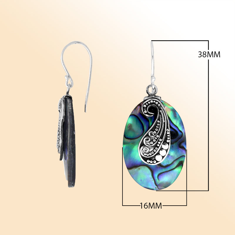 Sterling Silver Earring With Abalone Shell Jewelry Bali Designs Inc 
