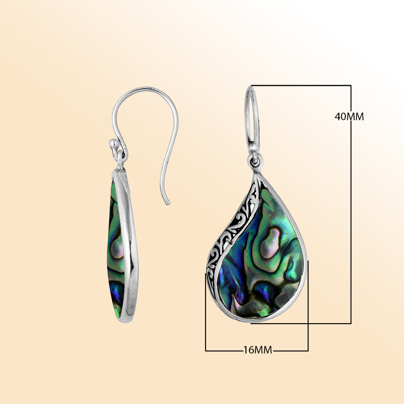 Sterling Silver Earring With Abalone Shell Jewelry Bali Designs Inc 