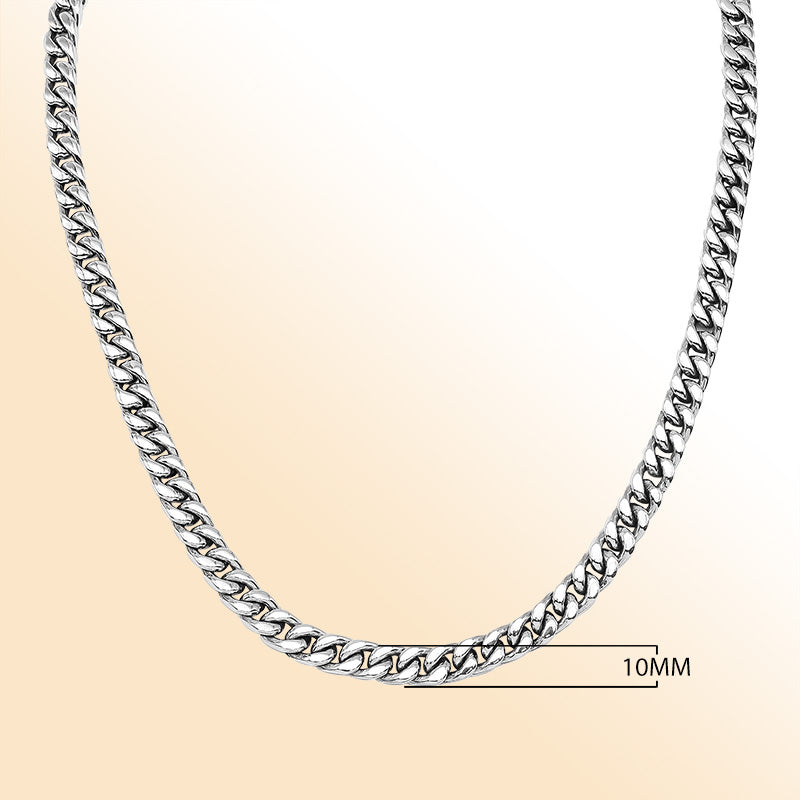 AN-1284-CZW Sterling Silver Necklace With White Cubic Zirconia Jewelry Bali Designs Inc 
