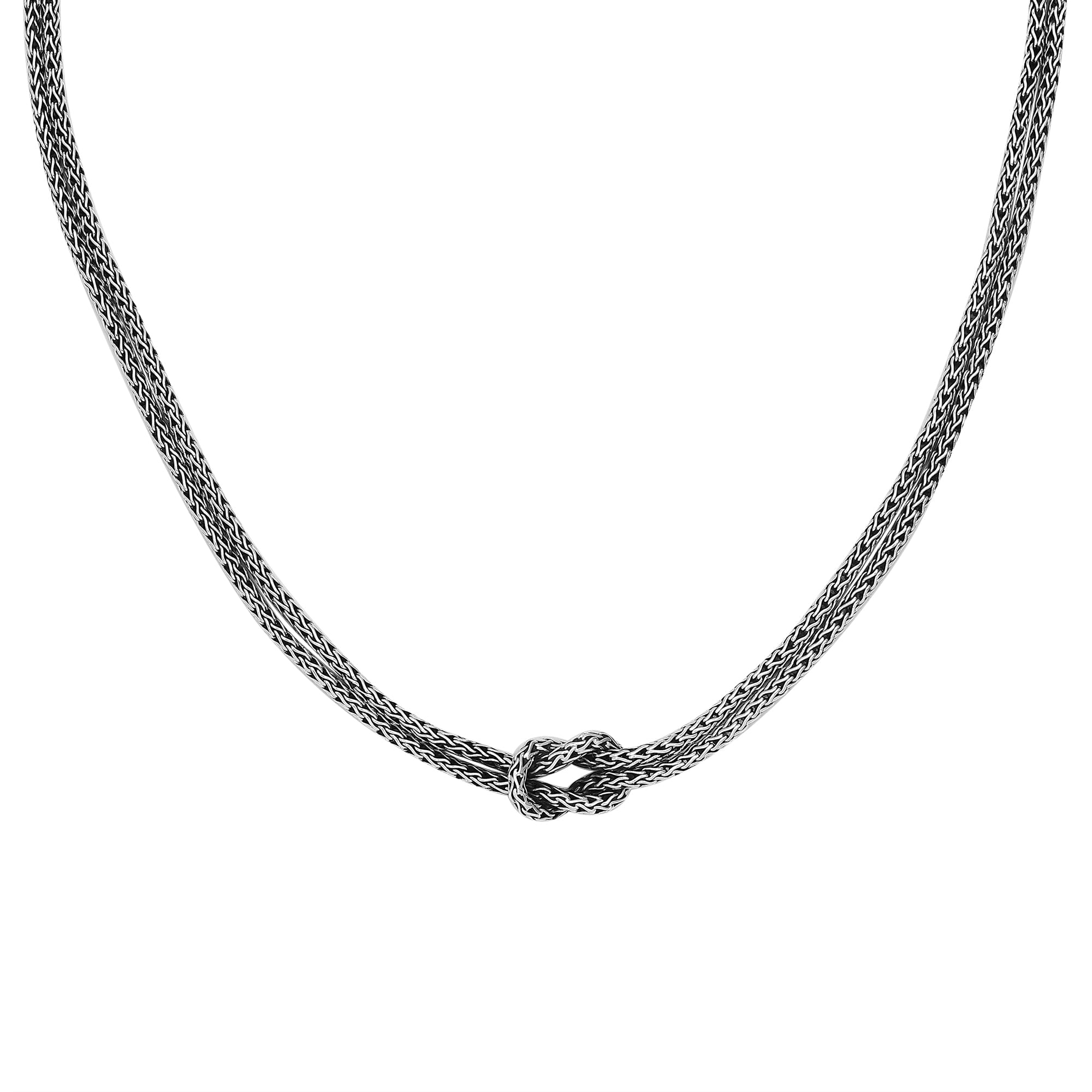 Sterling Silver 2.5MM Handcrafted Bali Necklace with Lobster Lock