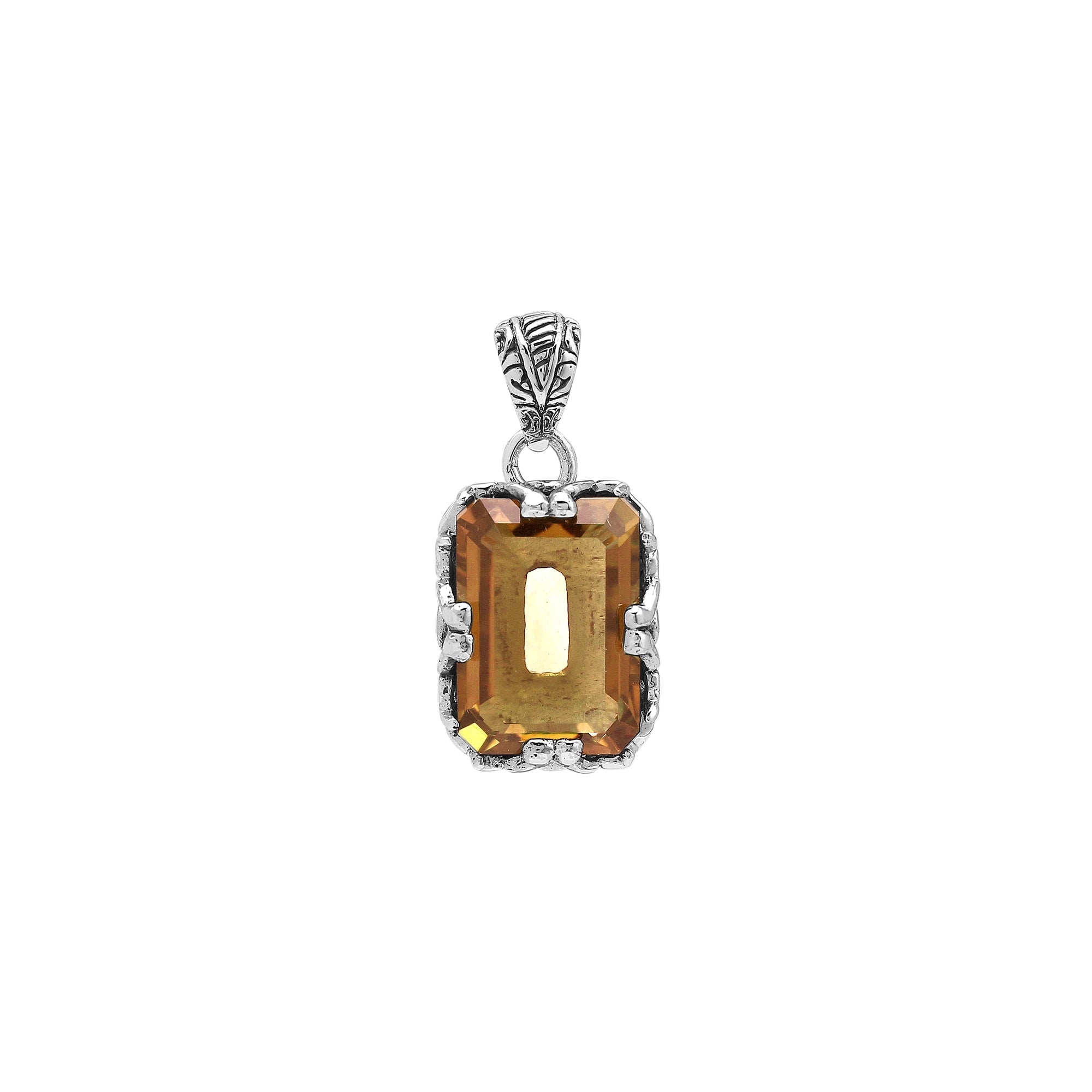 AP-8106-CT Sterling Silver Pendant With Citrine Q.