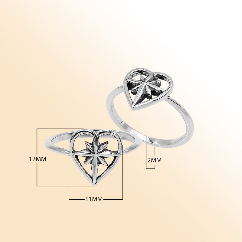 Balinese silver simple designer ring with polished finish