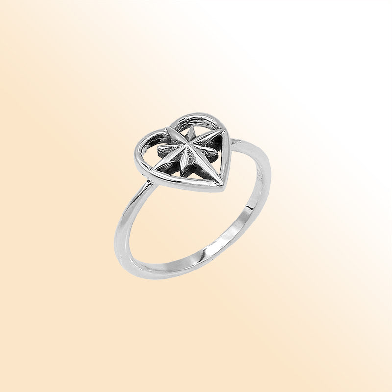 Balinese silver simple designer ring with polished finish
