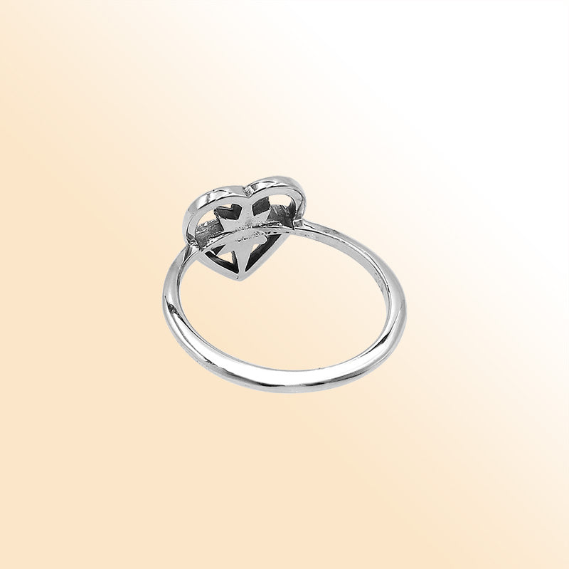 Balinese silver simple designer ring with polished finish