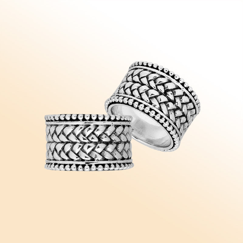 Handcrafted Sterling Silver Polished Simple Design Nice Looking Ring With Smooth Finish.