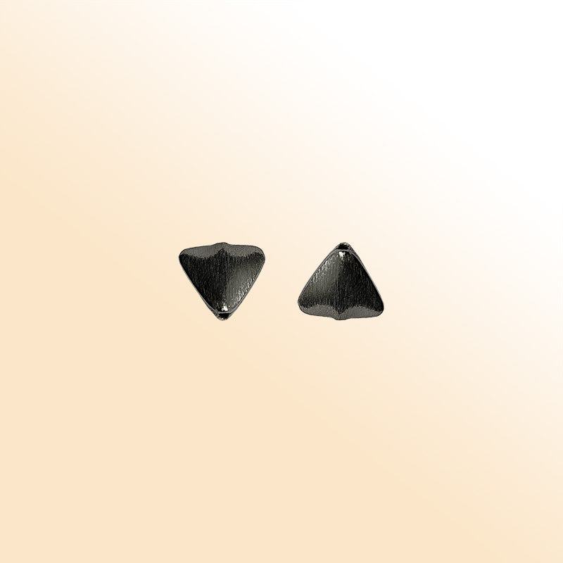Handcrafted black rhodium overlay copper cone bead from India for jewelry making