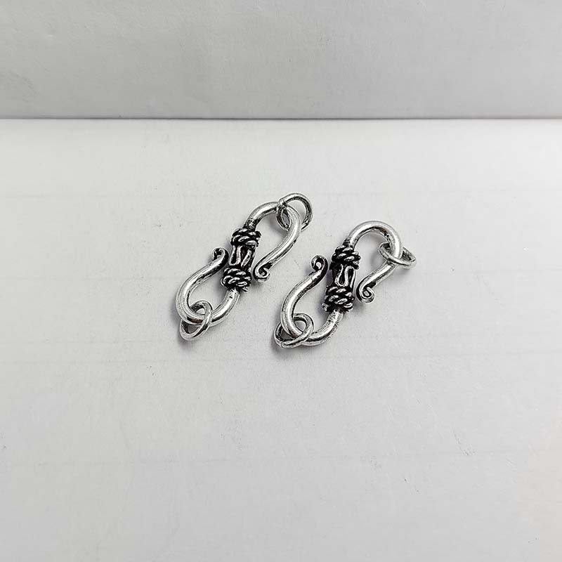 Rose Gold Overlay Over Copper S shape jewelry hook clasp decorative curved connector India