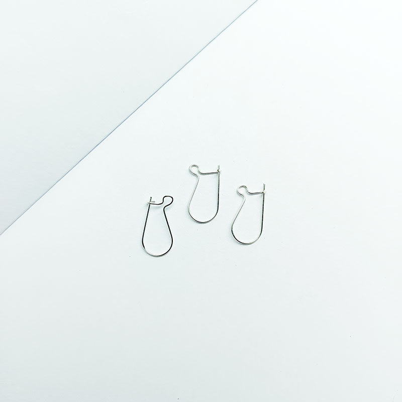 Handcrafted Silver Overlay Leverback Earwire from India with polished finish