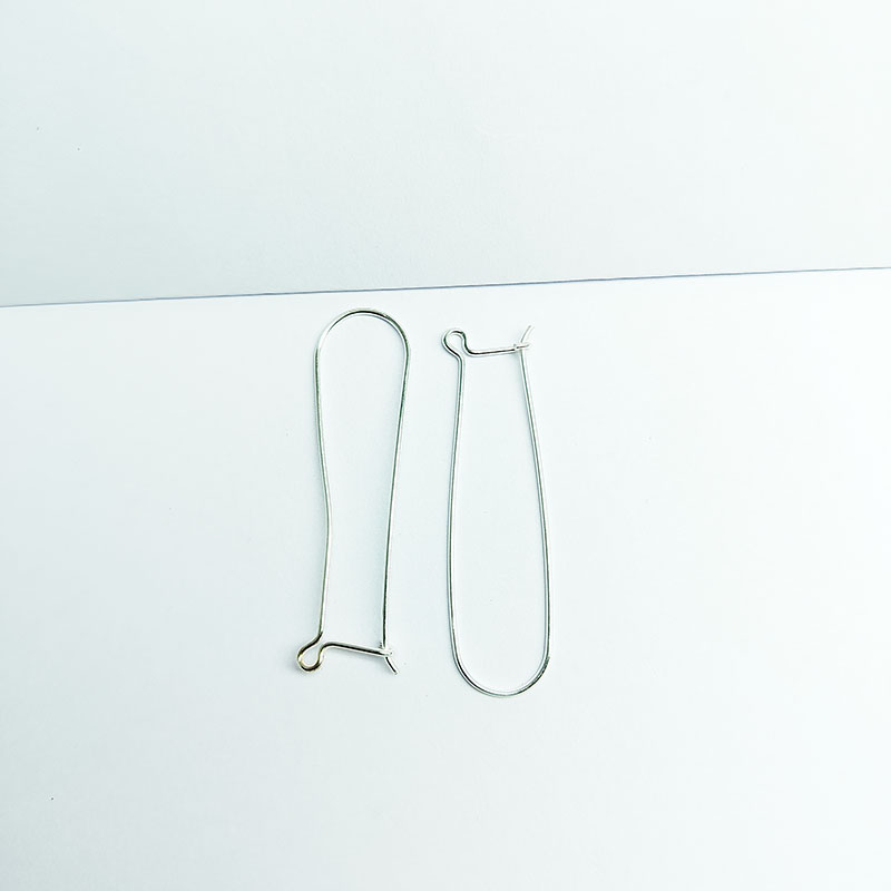 Handcrafted Silver Overlay Leverback Earwire from India with polished finish