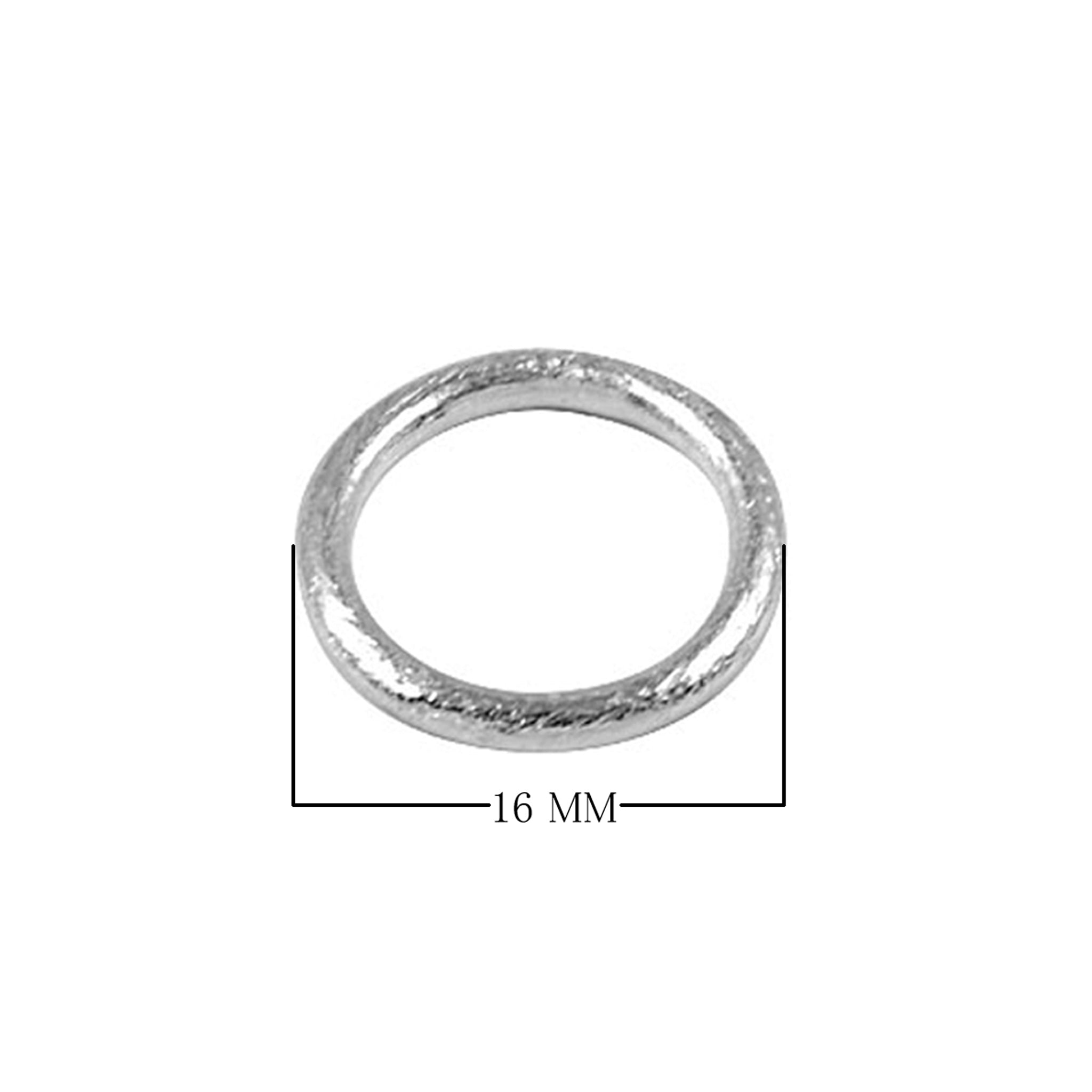 Minimalist silver overlay over copper band ring with polished finish handcrafted in India for daily wear