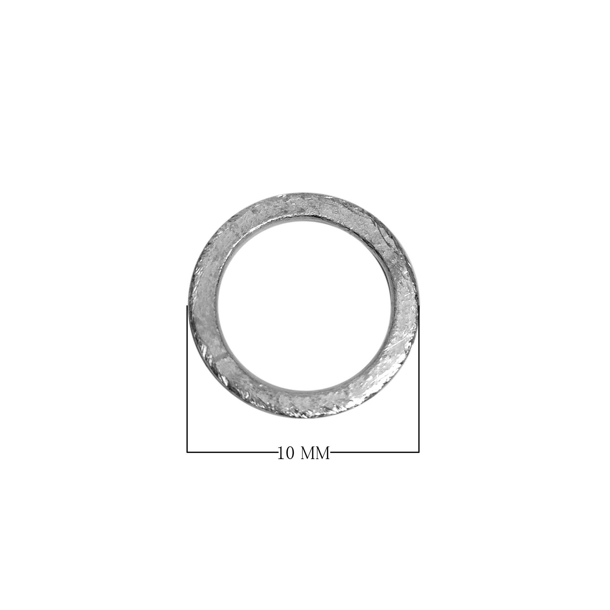 Minimal handcrafted silver overlay over copper band ring with polished finish made in India for everyday wear