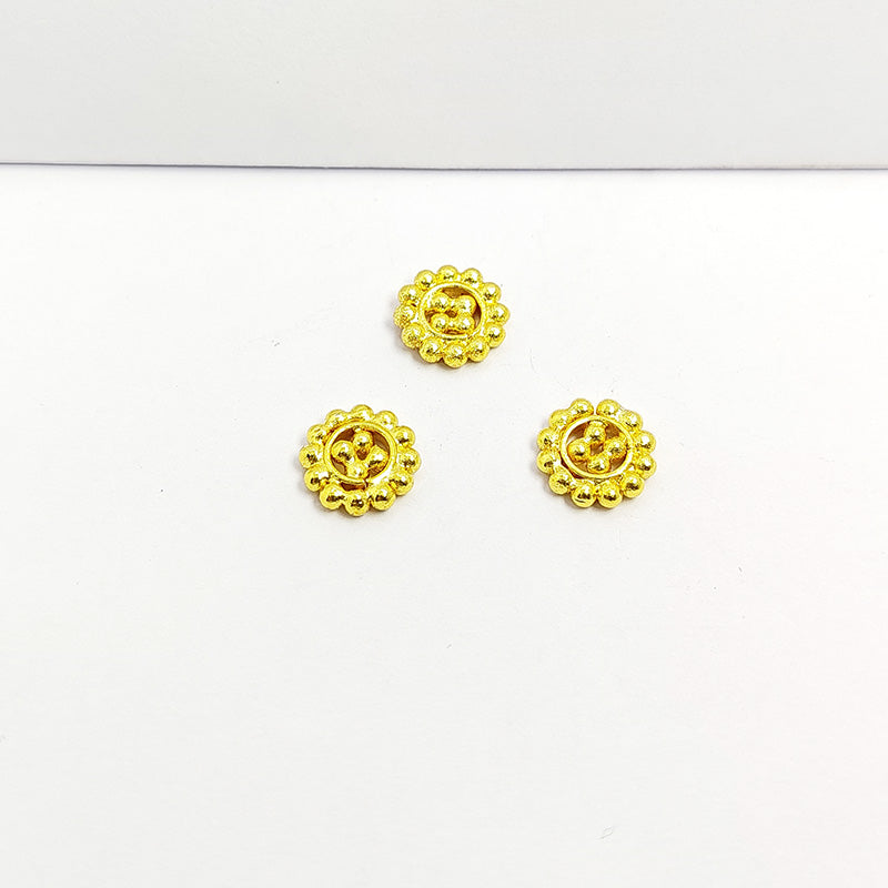 18K Gold Overlay Spacers Beads Bali Designs Inc 