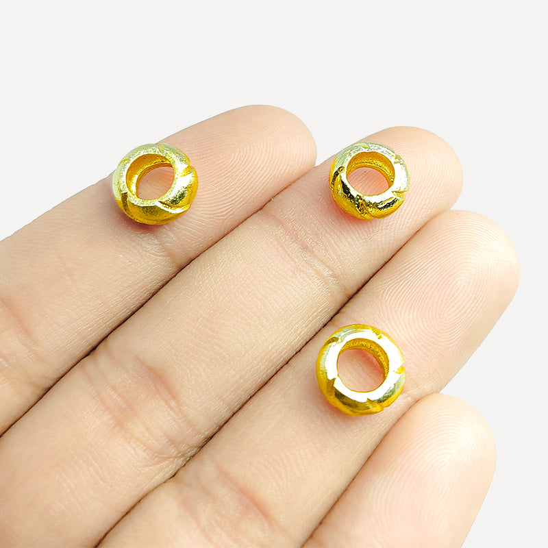 18K Gold Overlay Spacers Beads Bali Designs Inc 